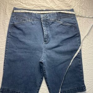 Christopher & Banks Blue Denim Jean Shorts